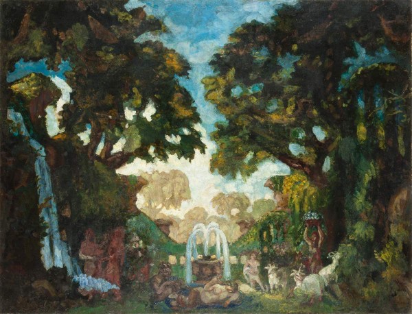 Mythological scene