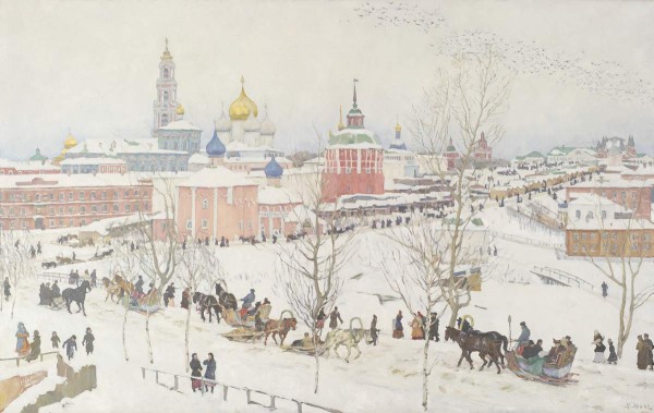 Trinity Lavra in the winter