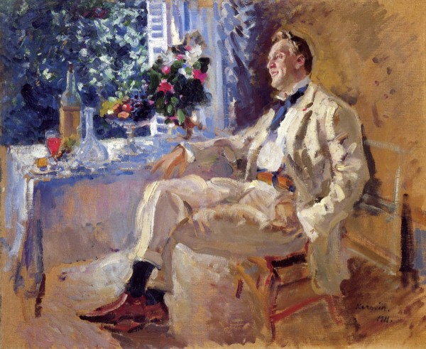 Portrait of the artist f. AND. Chaliapin