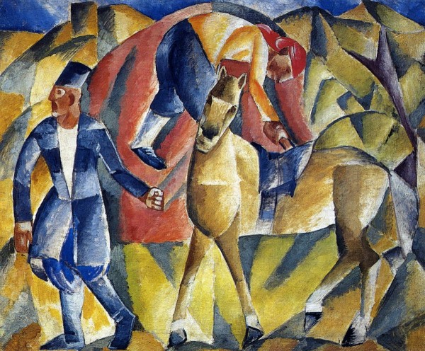 A man with a horse